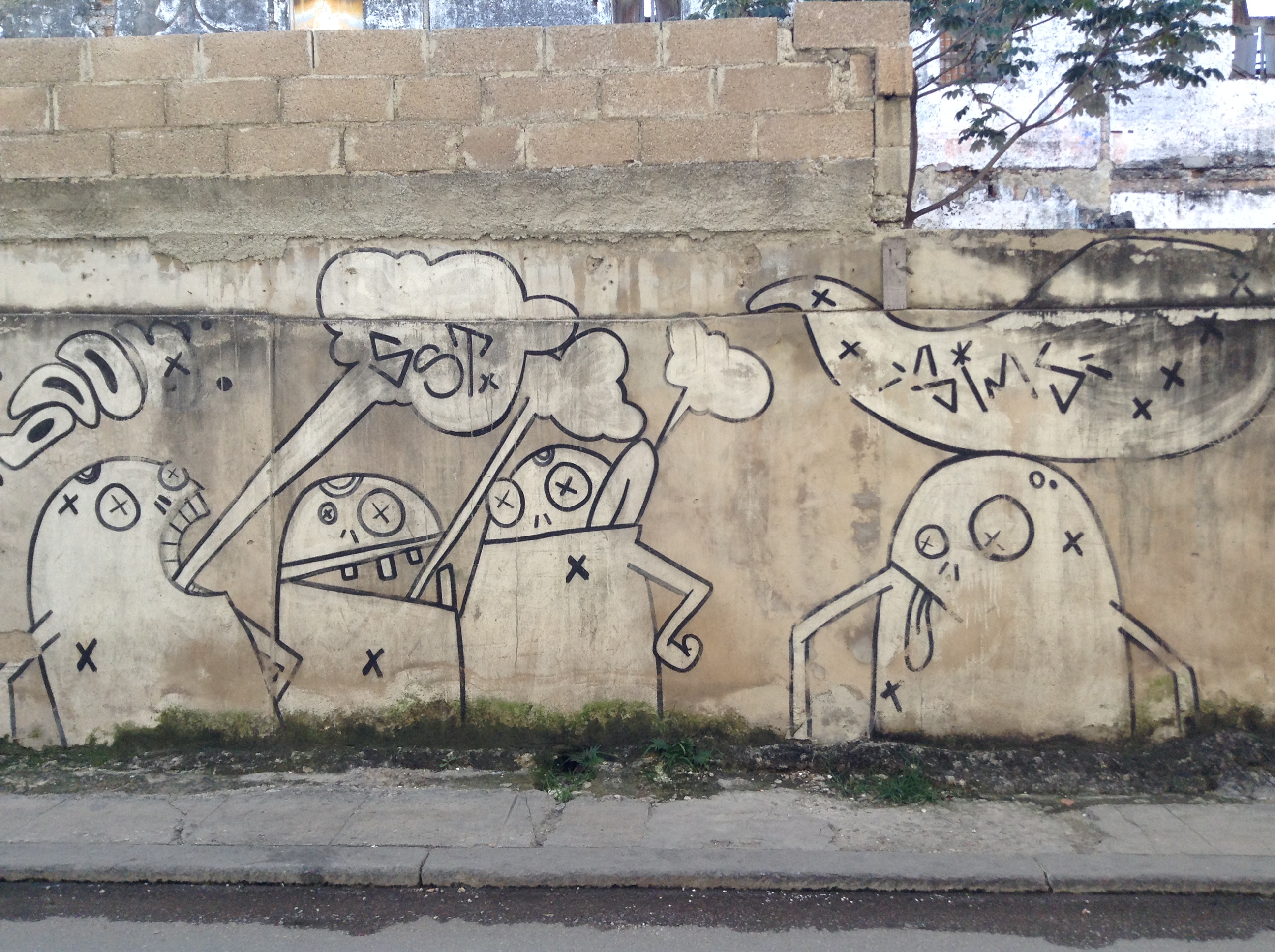 Ruptura de un contrato en grafiti