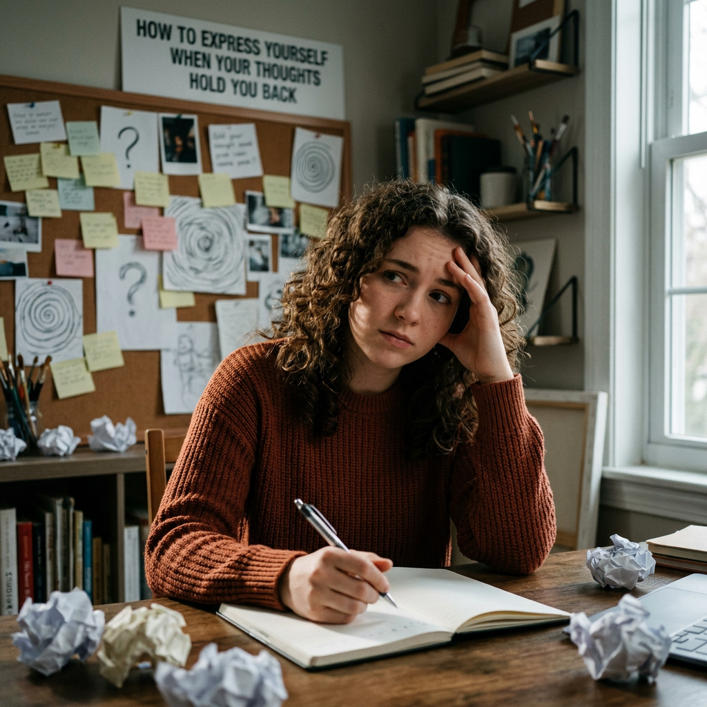 How to Express Yourself When Your Thoughts Hold You Back